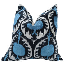 Canvello Turkish Silk Light Blue Throw Pillows outlet - Ti 31